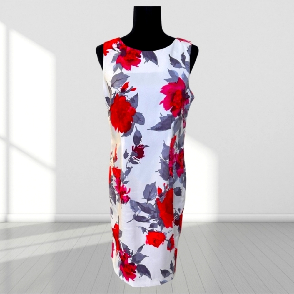 ❤️ Mario Serrani Floral Dress Sz4